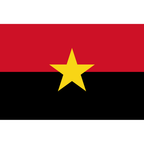 Angola 3ft x 5ft Nylon Flag