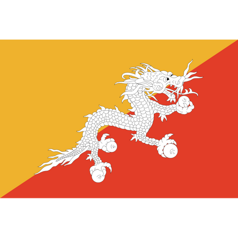 Bhutan 3ft x 5ft Nylon Flag