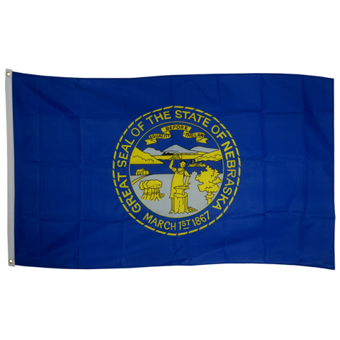 Nebraska 3ft x 5ft Nylon Flag