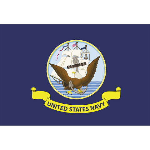 Us Navy 3ft x 5ft Nylon Flag
