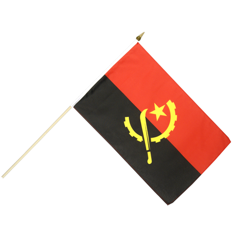 Angola 3ft x 5ft Nylon Flag