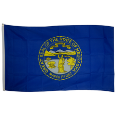 Nebraska 3ft x 5ft Nylon Flag